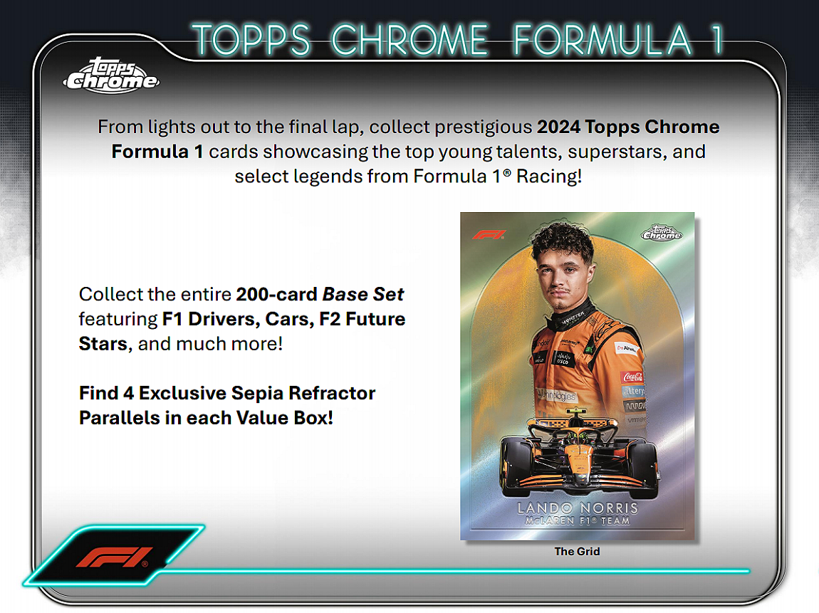 2024 Topps Chrome F1 Value Box