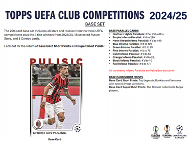 2024-25 Topps UEFA Club Competition Value Box