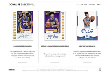 2017-18 Panini Donruss Basketball Hobby Box