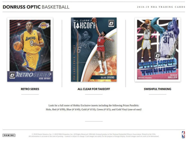 2018-19 Panini Donruss Optic Basketball Retail Box