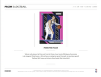 2018-19 Panini Prizm Basketball Retail Box