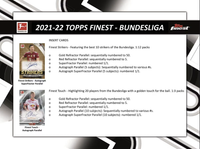 2021-22 Topps Finest Bundesliga Soccer Hobby Box