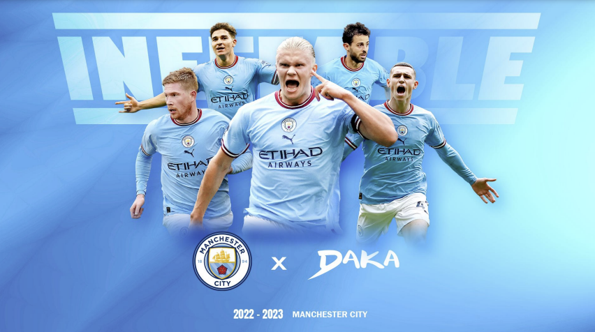 2022-23 MANCHESTER CITY Ineffable Soccer Sports Card X DaKA