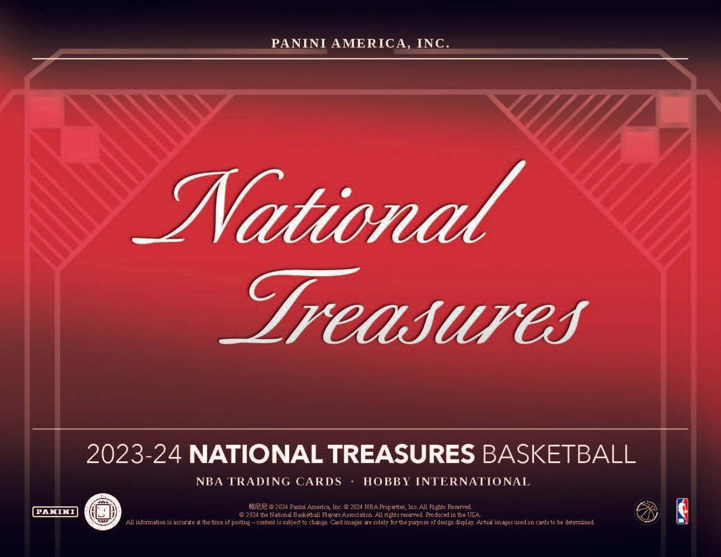 2023-24 Panini National Treasures Basketball International Hobby Box (Presell)