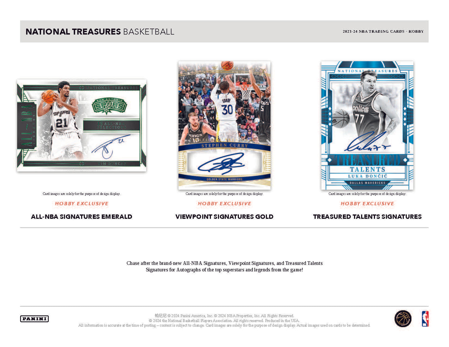 2023-24 Panini National Treasures Basketball Hobby Box