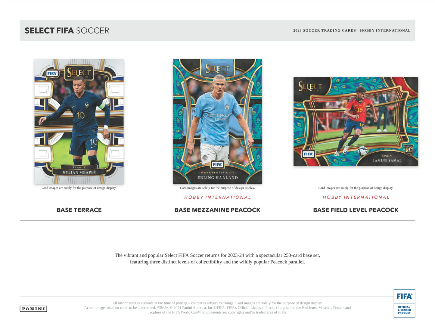 2023-24 Panini Select FIFA Soccer International Box