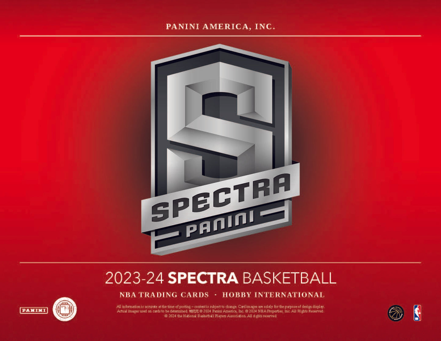 2023-24 Panini Spectra Basketball Hobby International Box