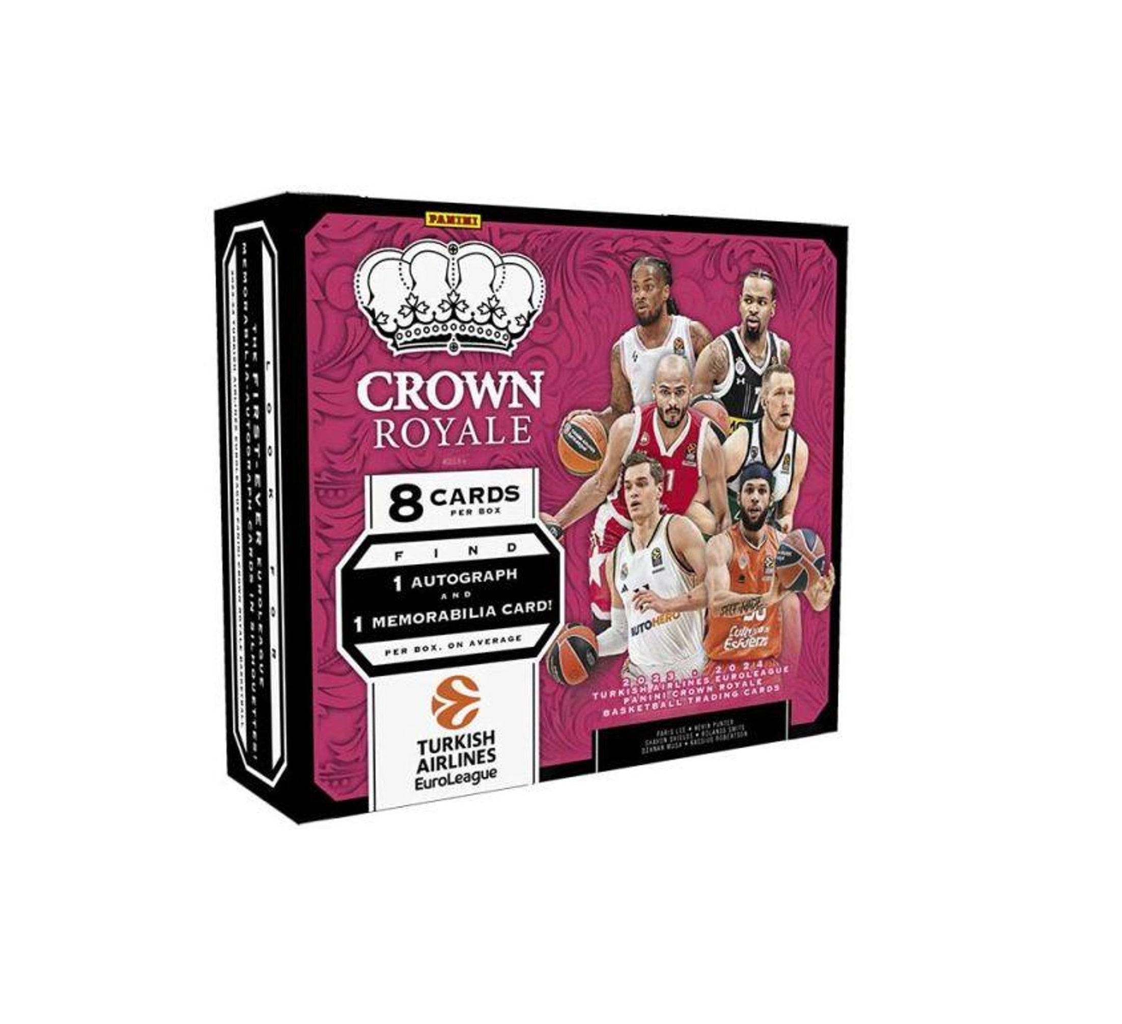 2023-24 Panini Crown Royale Turkish Airlines EuroLeague Basketball Hobby Box