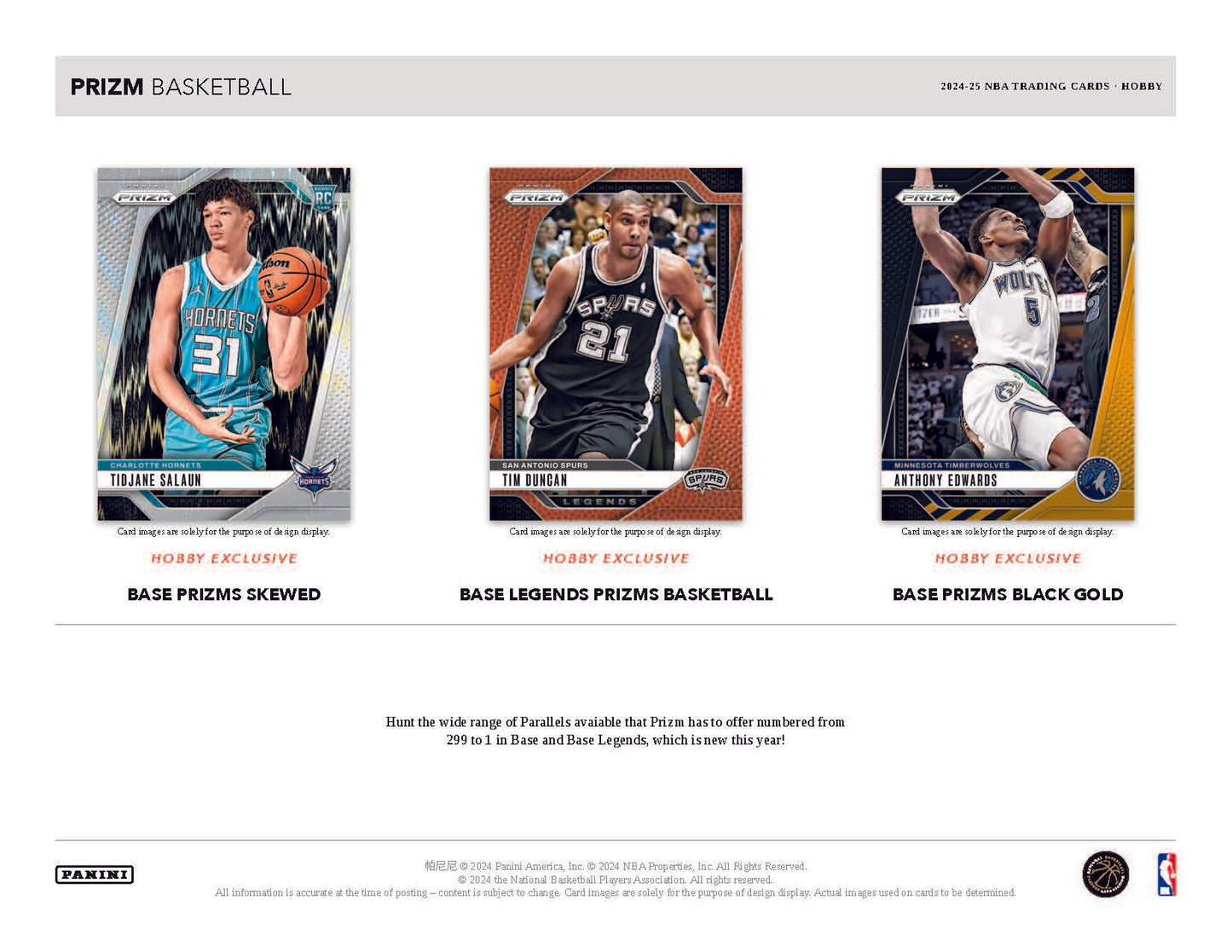 2024-25 Panini Prizm Basketball Hobby Box