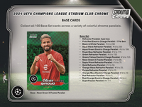 2023-24 Topps Stadium Club Chrome UEFA Club Competitions Soccer Hobby Box