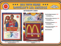 2024 Topps Chrome McDonald's All American Basketball Mega Box