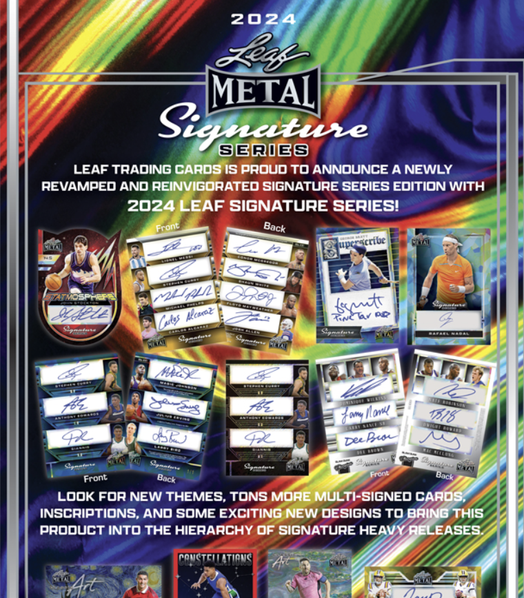 2024 Leaf Metal Signature Series Multisport Hobby Box