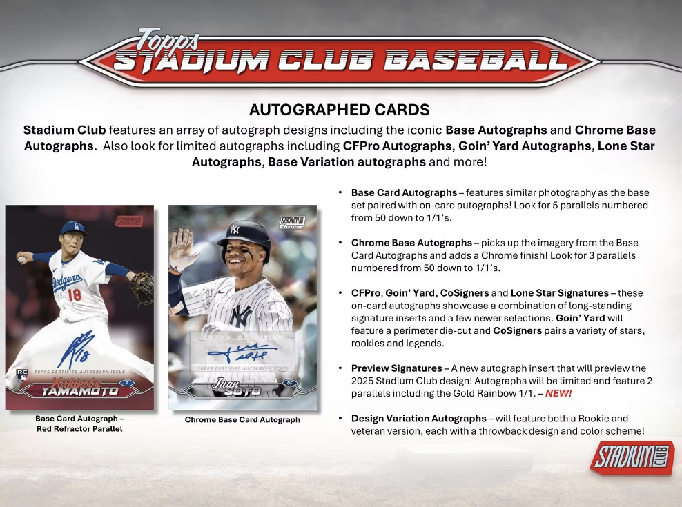 2024 Topps Stadium Club Baseball Compact