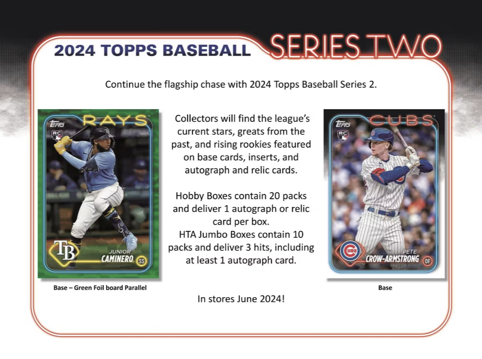 2024 Topps Series 2 Baseball Hobby Box