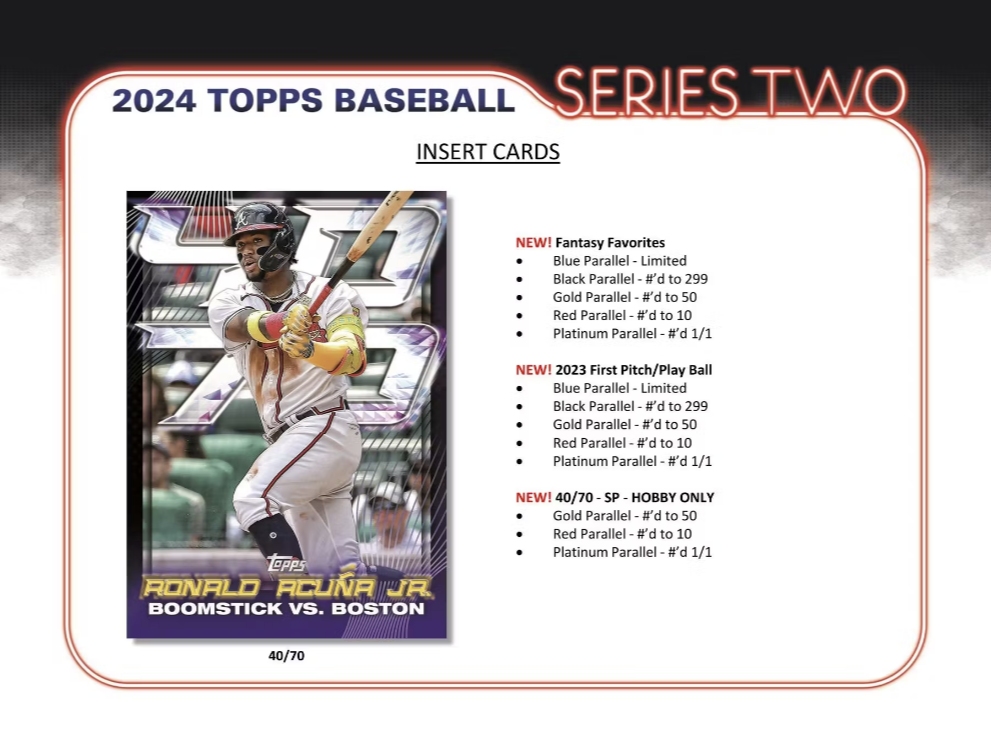 2024 Topps Series 2 Baseball Jumbo Box