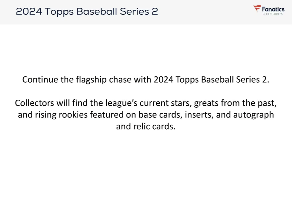 2024 Topps Series 2 Baseball Value Box