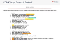 2024 Topps Series 2 Baseball Value Box