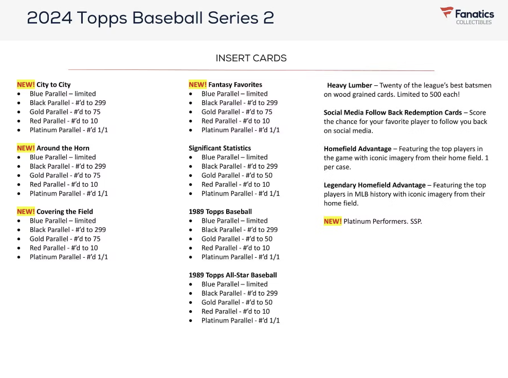 2024 Topps Series 2 Baseball Value Box