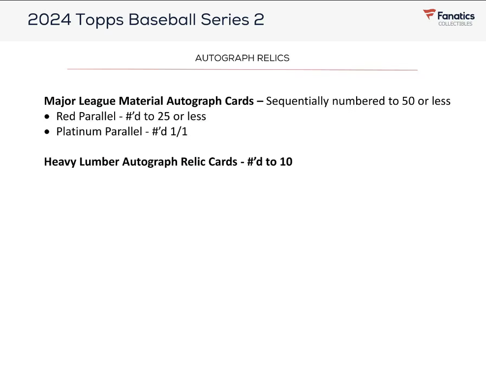 2024 Topps Series 2 Baseball Value Box