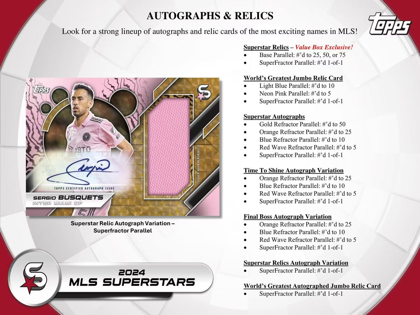 2024 Topps Superstars MLS Blaster Box