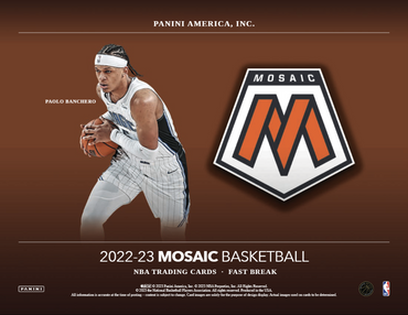 2022-23 Panini Mosaic Basketball Fast Break Box