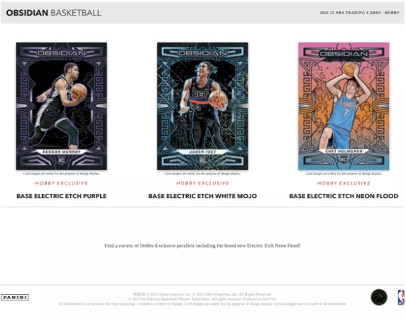 2022-23 Panini Obsidian Basketball Hobby Box