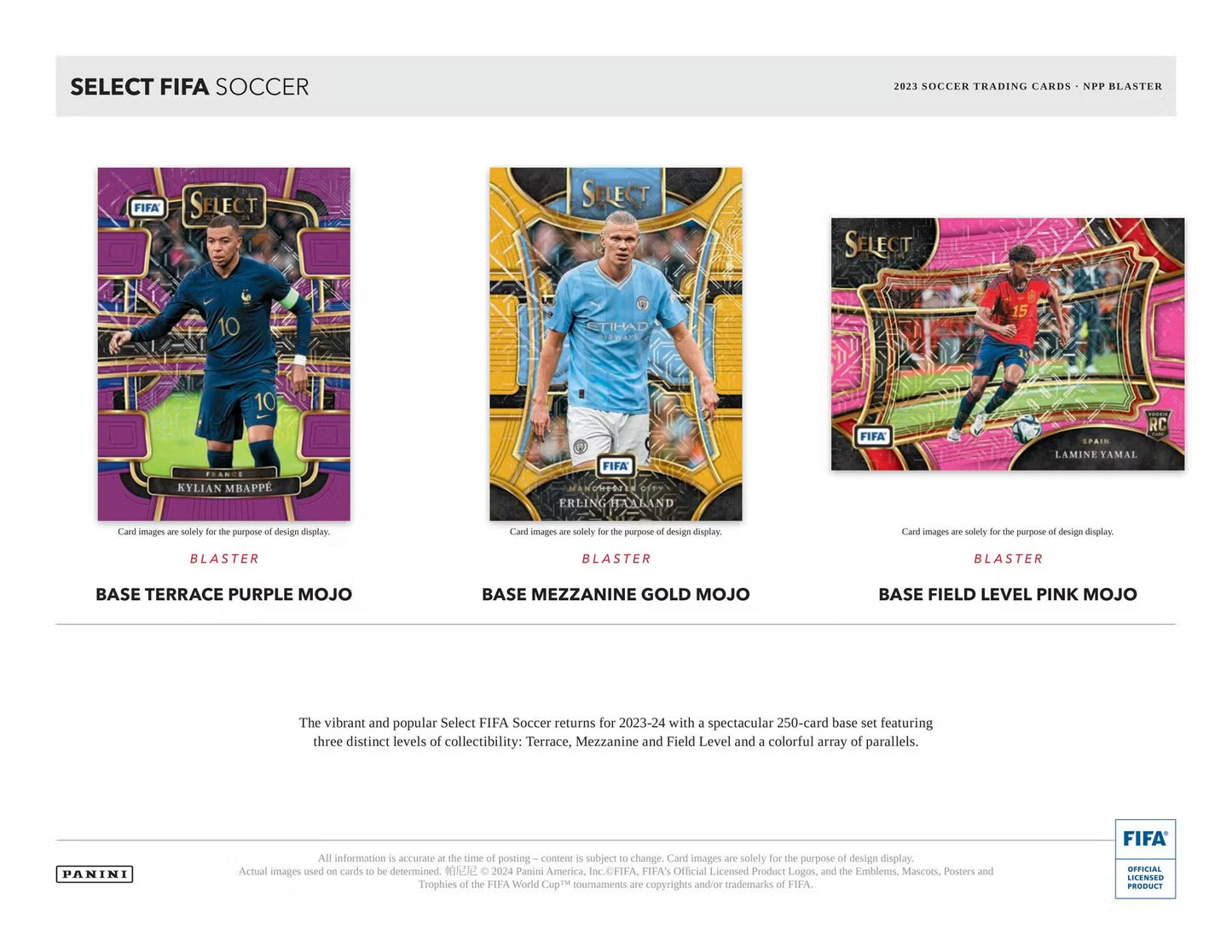 2023-24 Panini Select FIFA Soccer Blaster Box