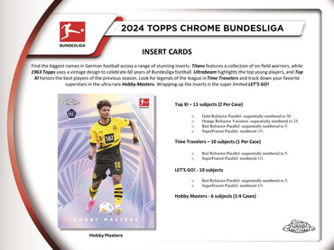 23-24 Topps Chrome Bundesliga Soccer Hobby Box