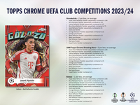 2023-24 Topps Chrome UEFA Club Competitions Hobby Box