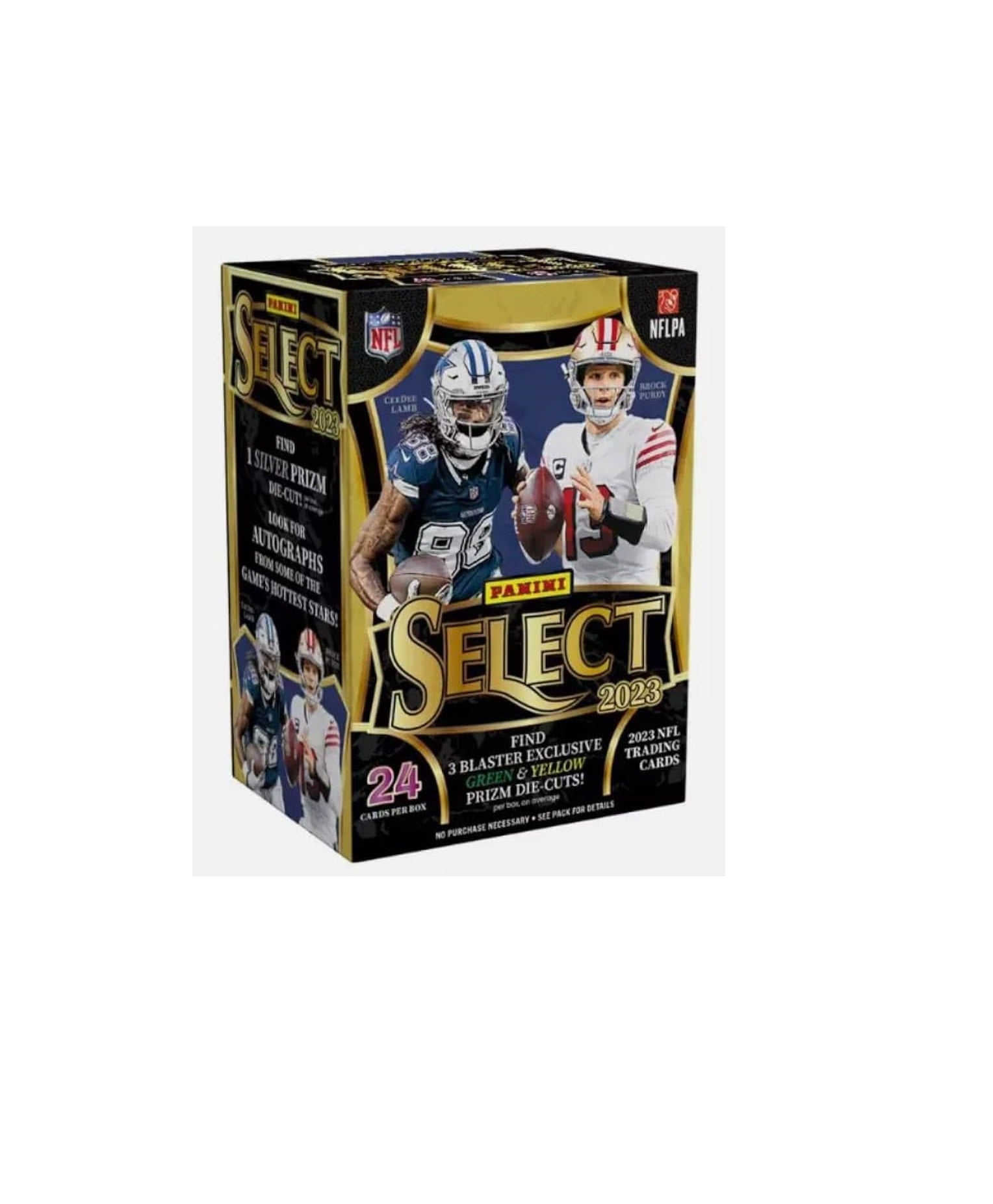 2023 Panini Select Football 6-Pack Blaster Box (Green & Yellow Prizms)