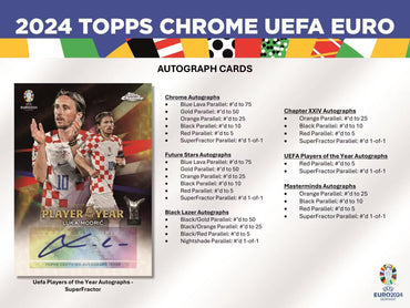 2023-24 Topps Chrome  UEFA Euro Soccer Hobby Box