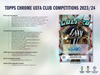 2023-24 Topps Chrome UEFA Club Competitions Hobby Box