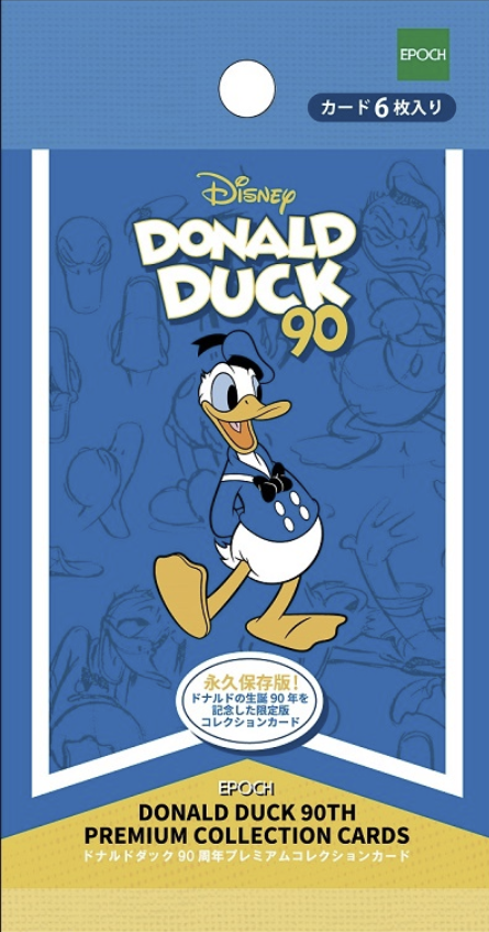 Epoch Donald Duck 90th Premium Collection Cards