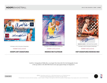 2024-25 Panini Hoops Basketball Hobby Box