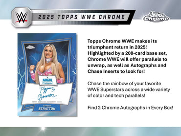 2025 Topps Chrome WWE Wrestling Hobby Box