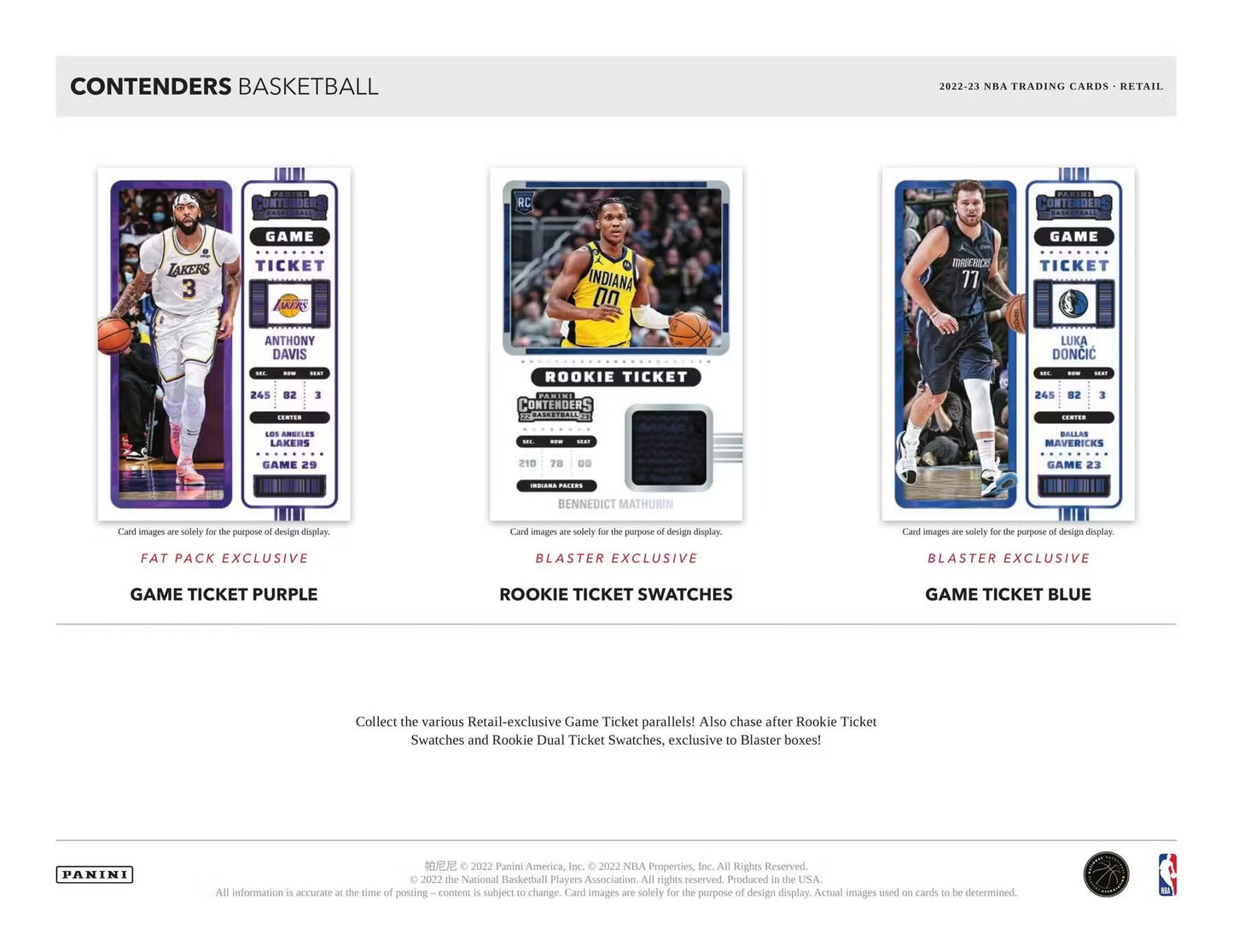 2022-23 Panini Contenders Basketball Blaster Box