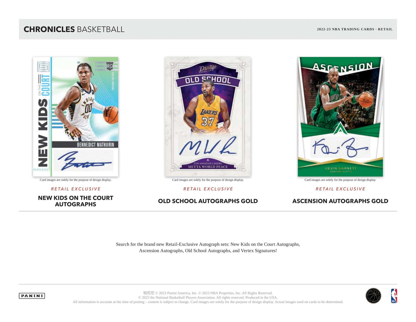 2022-23 Panini Chronicles Basketball Blaster Box