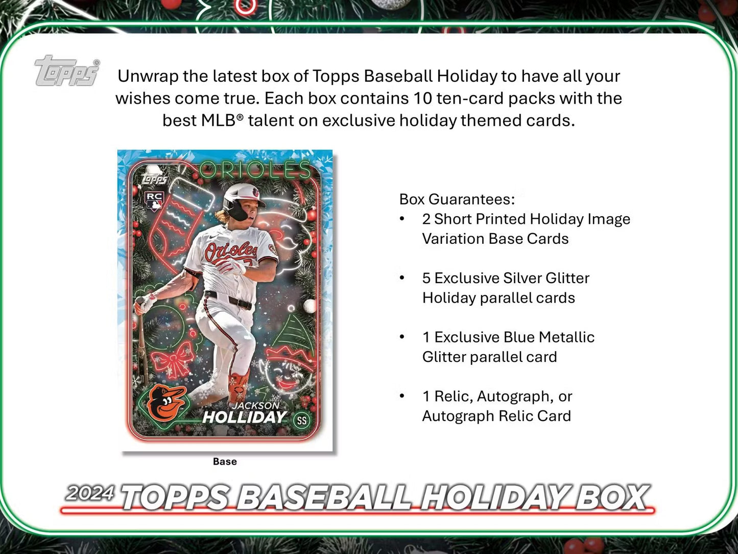 2024 Topps Holiday Baseball Mega Box