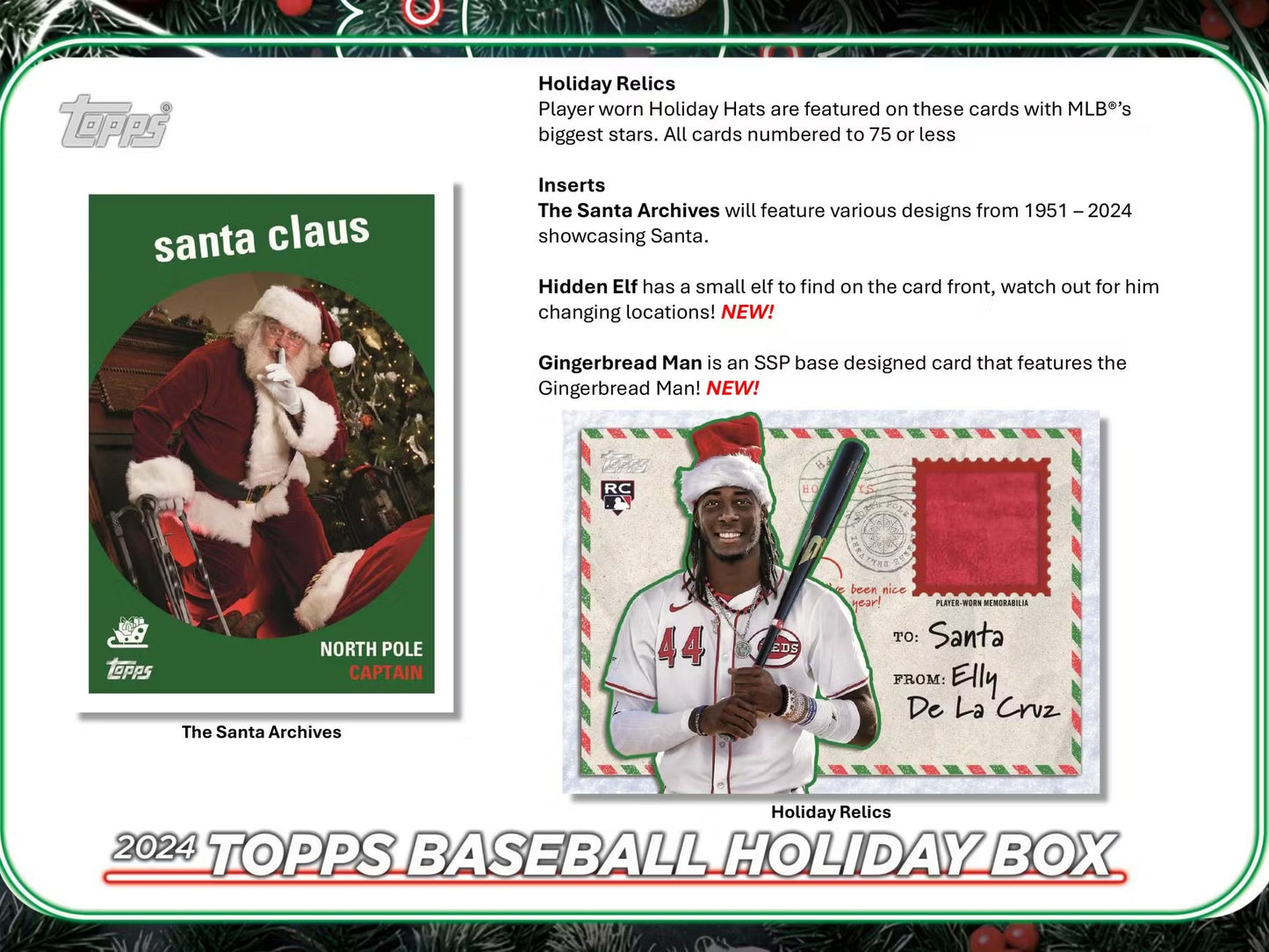 2024 Topps Holiday Baseball Mega Box