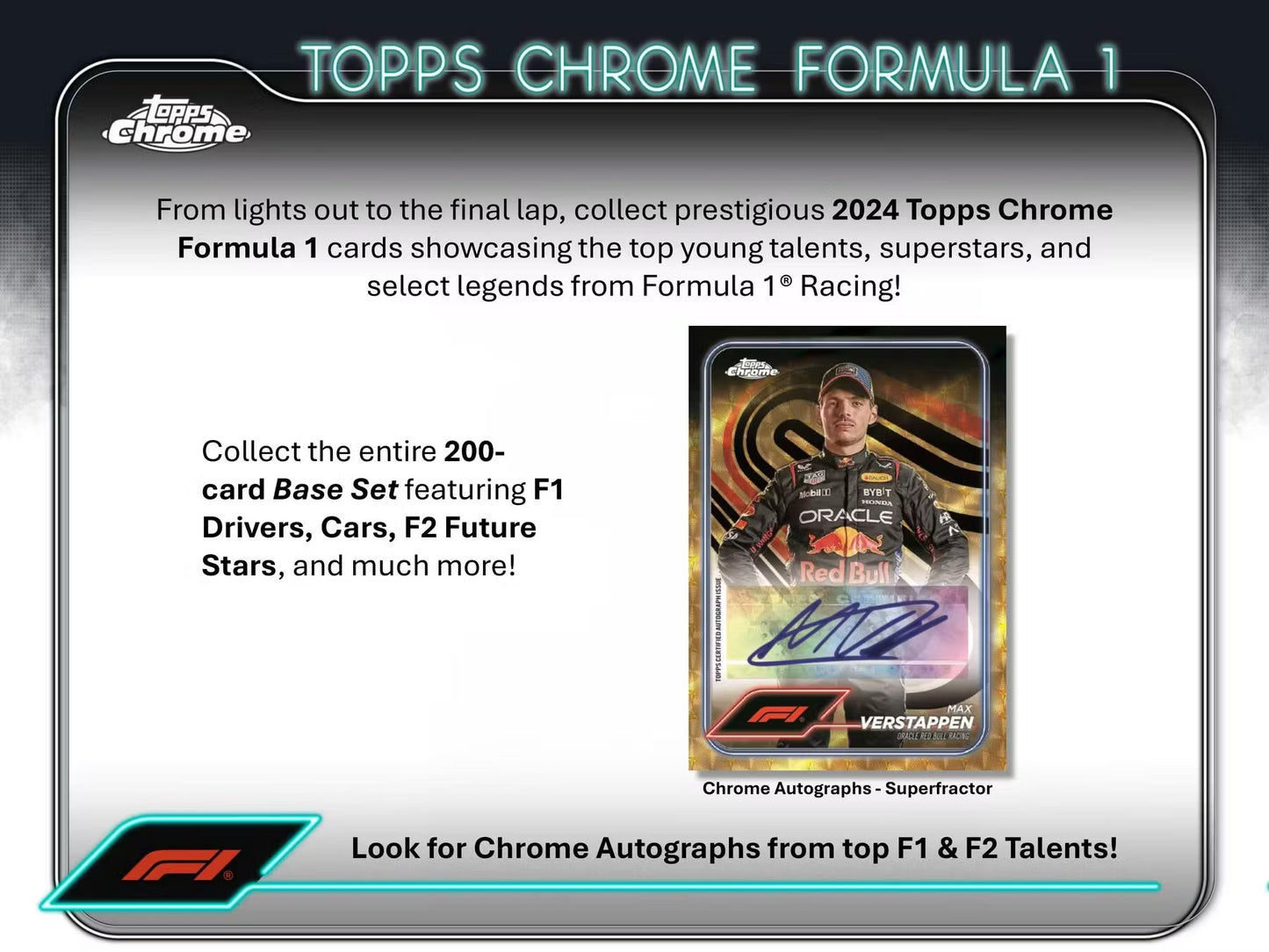 2024 Topps Chrome F1 Hobby Box