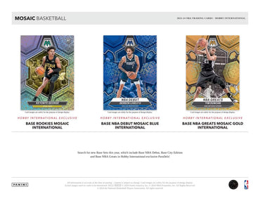 2023-24 Panini Mosaic Basketball International Box