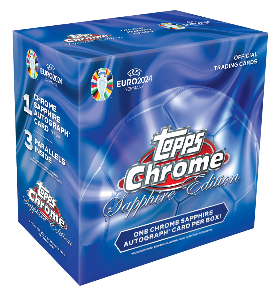 2024 Topps Chrome UEFA EURO Sapphire Box