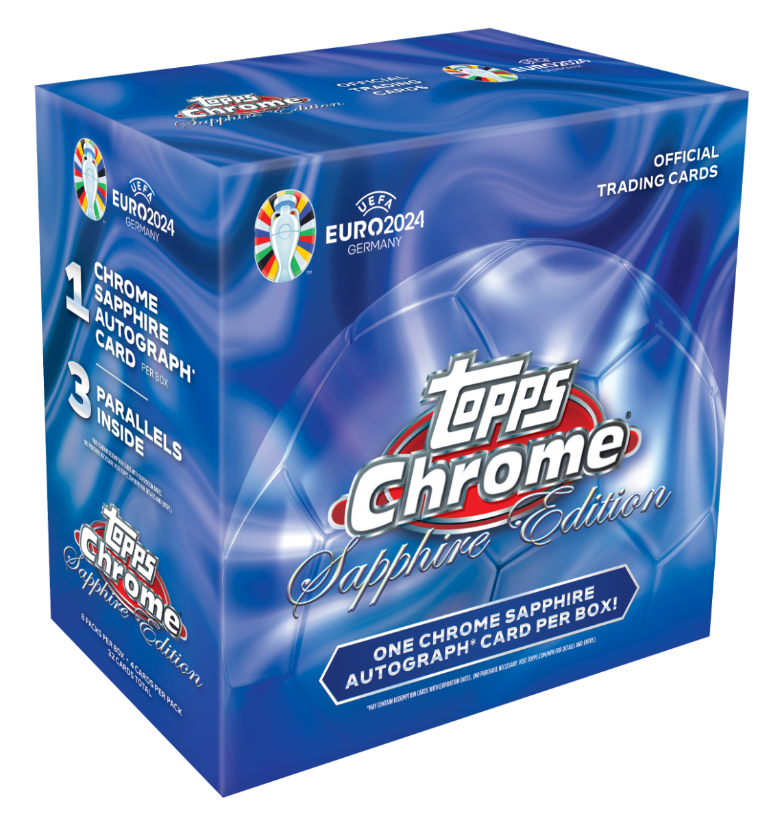 2024 Topps Chrome UEFA EURO Sapphire Box