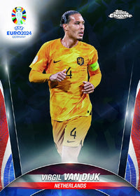 2024 Topps Chrome UEFA EURO Sapphire Box