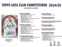 2024-25 Topps UEFA Club Competitions Soccer Hobby Box