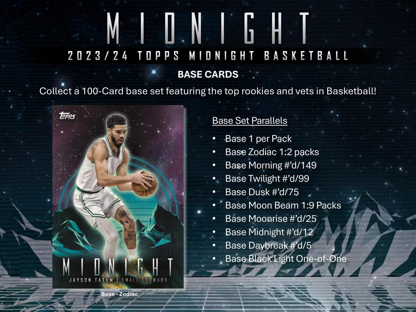 2023-24 Topps Midnight Basketball Hobby Box