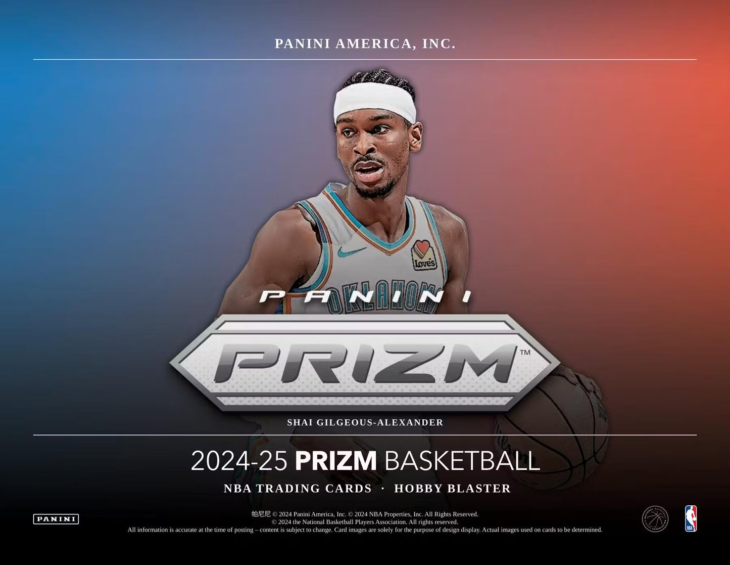 2024-25 Panini Prizm Basketball Blaster Box