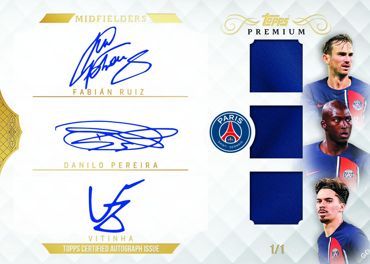 2023-24 Topps Premium: Black & White Edition Paris Saint-Germain Box