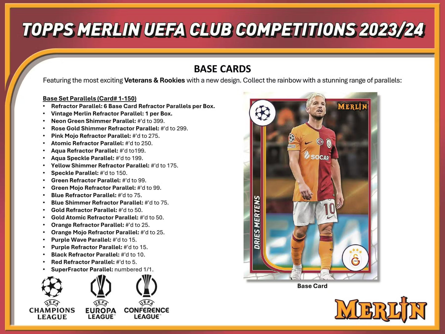 2023-24 Topps Chrome Merlin UEFA Hobby Box