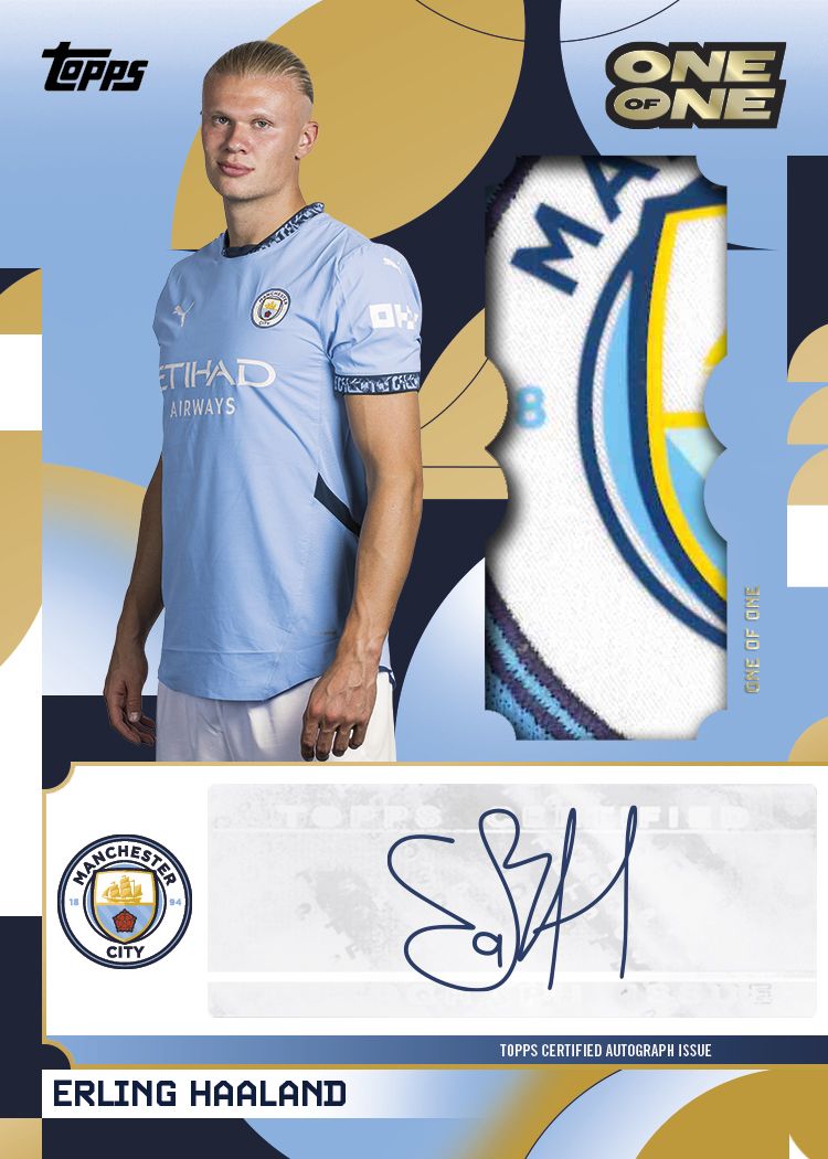 2024-25 Topps Manchester City FC Team Set